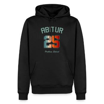 Abitur 2025 Abiturienten Abitur Abitur Abitur Exam Gift - Men’s Premium Organic Hoodie - black - Front - Nico (187cm)