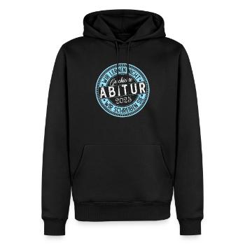 Abitur 2025 Abiturienten Abitur Abitur Abitur Exam Gift - Men’s Premium Organic Hoodie - black - Front - Nico (187cm)