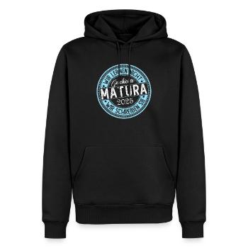 Matura 2024 Matura Matura Graduation Gift - Men’s Premium Organic Hoodie - black - Front - Nico (187cm)