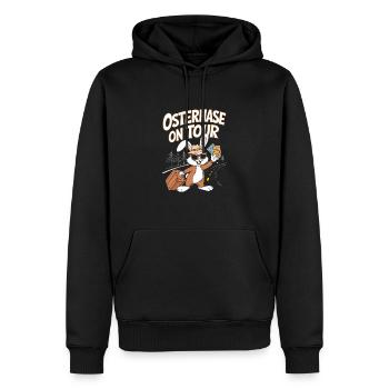 Ostern 2025 Lustiges - Männer Premium Bio Hoodie - Schwarz - Vorne - Nico (187cm)