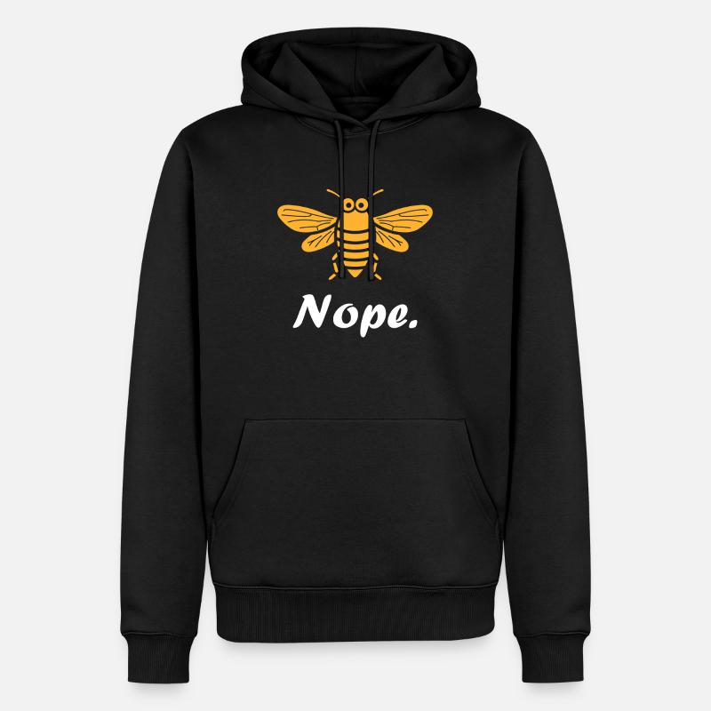 Zikade - Männer Premium Bio Hoodie - Schwarz