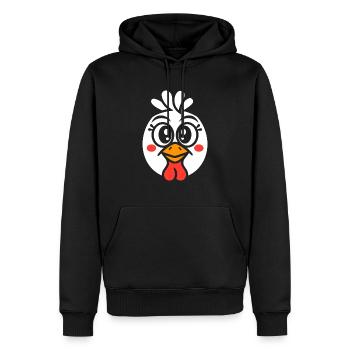 Turkei - Männer Premium Bio Hoodie - Schwarz - Vorne - Nico (187cm)