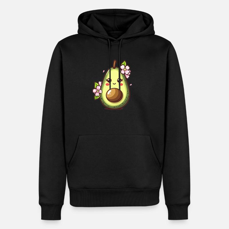 Fruit esthétique de l’avocat - Sweat à capuche Premium bio Homme - noir