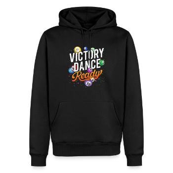 Sieg Tanz Bereit Bingo Lustiges Gewinngeschenk - Männer Premium Bio Hoodie - Schwarz - Vorne - Nico (187cm)
