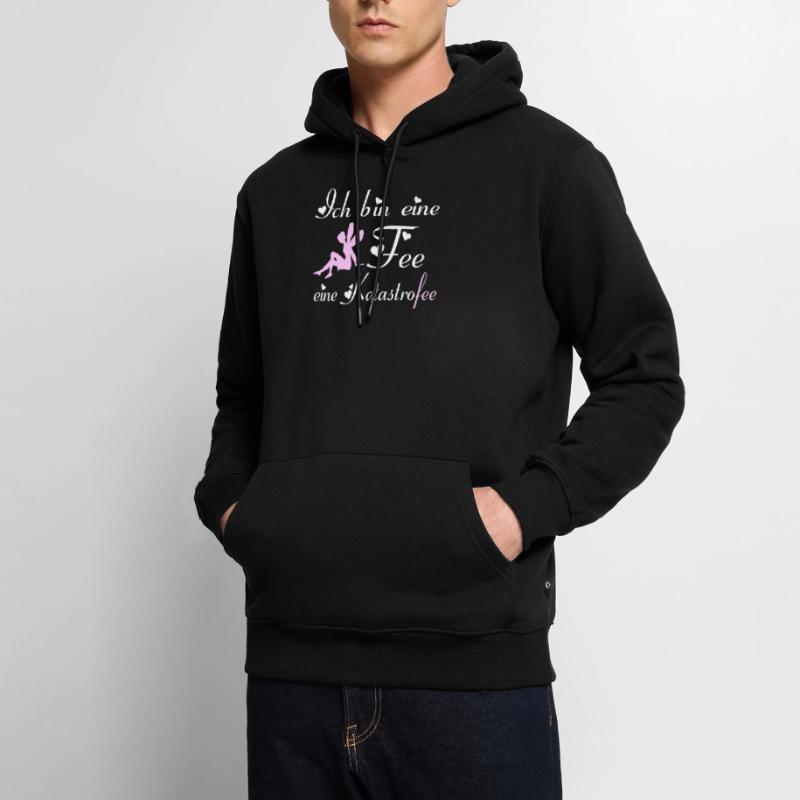 Ich bin eine Fee eine Katastrofee Männer Premium Bio Hoodie