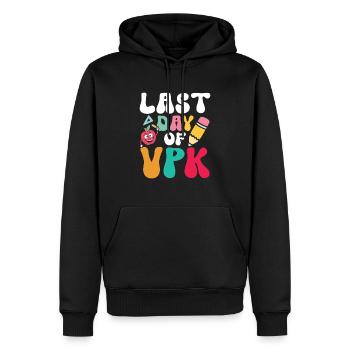 Letzter Tag Von Vpk - Männer Premium Bio Hoodie - Schwarz - Vorne - Nico (187cm)