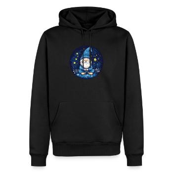Traumhafter Sternenzwerg - Männer Premium Bio Hoodie - Schwarz - Vorne - Nico (187cm)