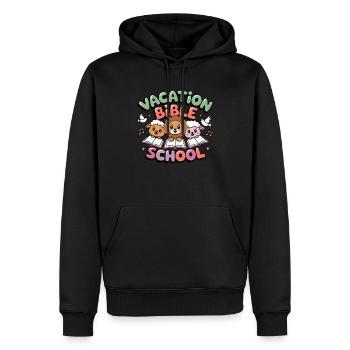 Cute Vacation Bible School Animal VBS - Männer Premium Bio Hoodie - Schwarz - Vorne - Nico (187cm)