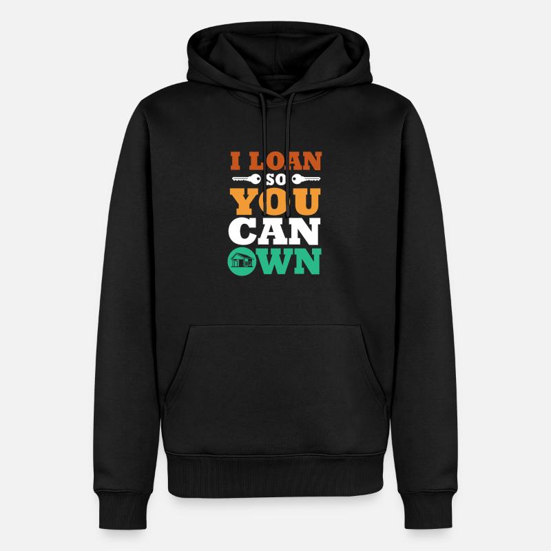 Mortgage Condominium Debt - Men’s Premium Organic Hoodie - black