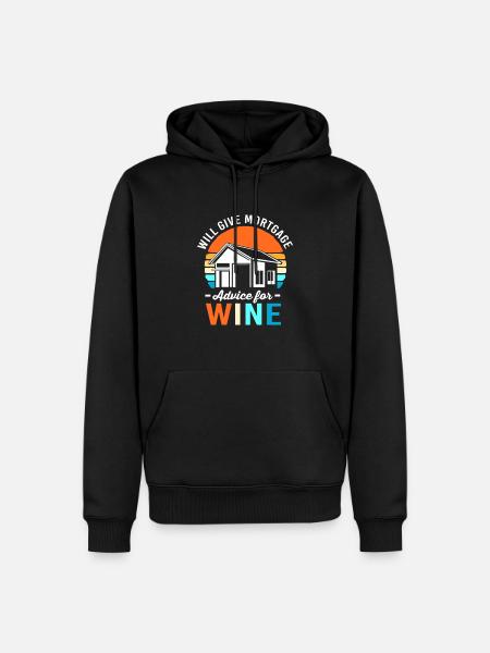 Debt Condominium Mortgage - Men’s Premium Organic Hoodie - black