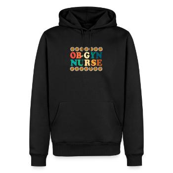Obgyn Frauenheilkunde Geburtshilfe Hebamme - Männer Premium Bio Hoodie - Schwarz - Vorne - Nico (187cm)