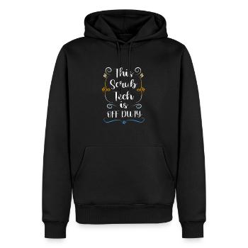 Chirurg Chirurgie CTA - Männer Premium Bio Hoodie - Schwarz - Vorne - Nico (187cm)