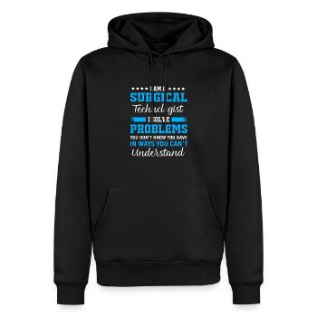 CTA Chirurg Chirurgie - Männer Premium Bio Hoodie - Schwarz - Vorne - Nico (187cm)