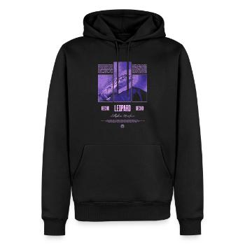 Leopard Gecko Reptile Keeper Streetwear - Men’s Premium Organic Hoodie - black - Front - Nico (187cm)