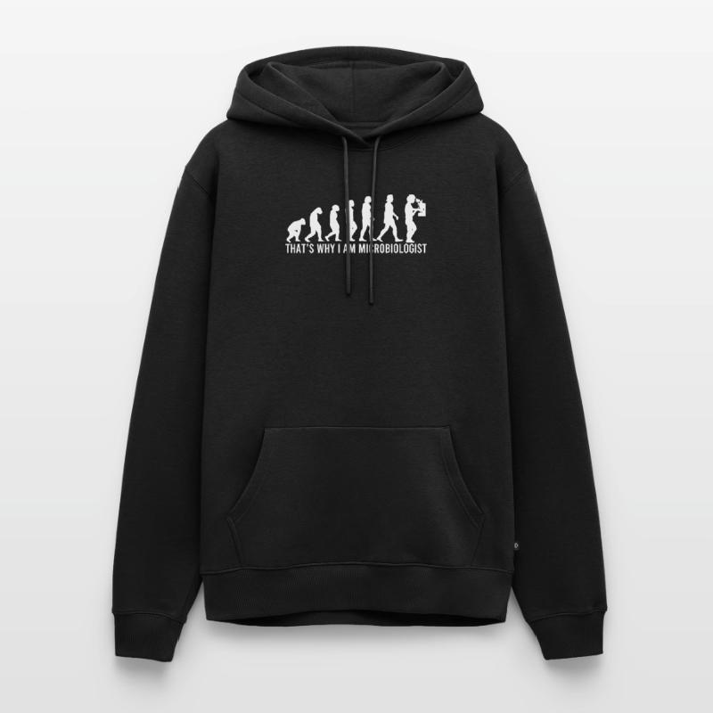 Microbiologiste Evolution Sweat à capuche Premium bio Homme