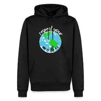 Nature Conservation Climate Conservationists Sea - Men’s Premium Organic Hoodie - black - Front - Nico (187cm)