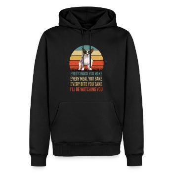 Every Snack you Make Jack Russel Hundeliebhaber - Männer Premium Bio Hoodie - Schwarz - Vorne - Nico (187cm)