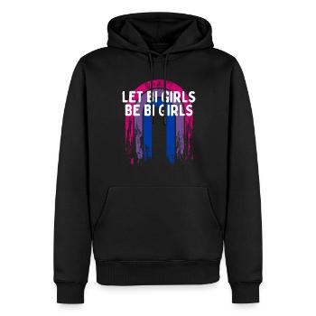 Let Bi Girls Be Bi Girls Bisexual Girlfriend Bi - Männer Premium Bio Hoodie - Schwarz - Vorne - Nico (187cm)
