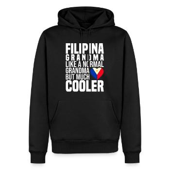 Philippinen - Männer Premium Bio Hoodie - Schwarz - Vorne - Nico (187cm)