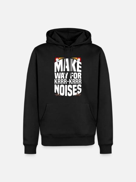 Kanadischer Kranich - Männer Premium Bio Hoodie - Schwarz
