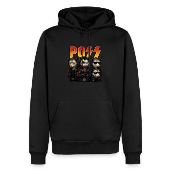Beutelratte Possum Opossum Rockband - Männer Premium Bio Hoodie - Schwarz - Vorne - Nico (187cm)