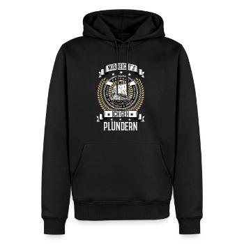 Wikingerschiff Wikinger skandinavien germanen - Männer Premium Bio Hoodie - Schwarz - Vorne - Nico (187cm)