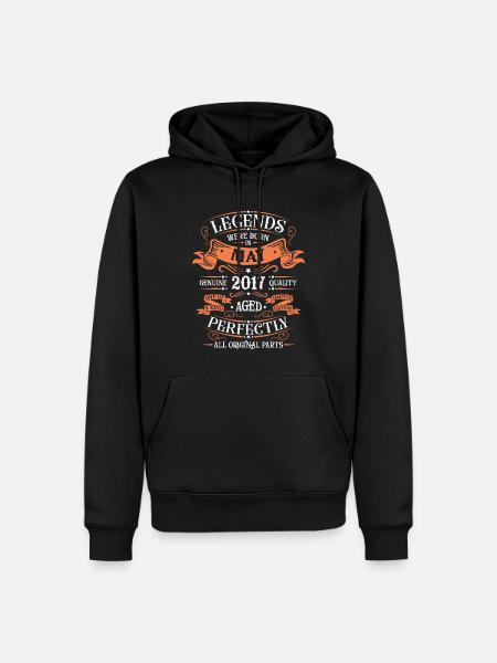 May 2017 - Birthday in May - Men’s Premium Organic Hoodie - black