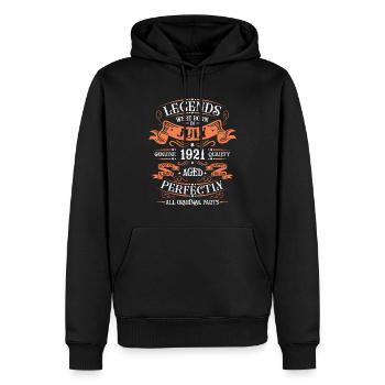 Geburtstag Juli 1921 Limited Edition Vintage - Männer Premium Bio Hoodie - Schwarz - Vorne - Nico (187cm)