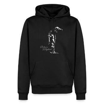 RHODESIAN RIDGEBACK RR motif de chien Wilsigns chiens - Sweat à capuche Premium bio Homme - noir - Devant - Nico (187cm)