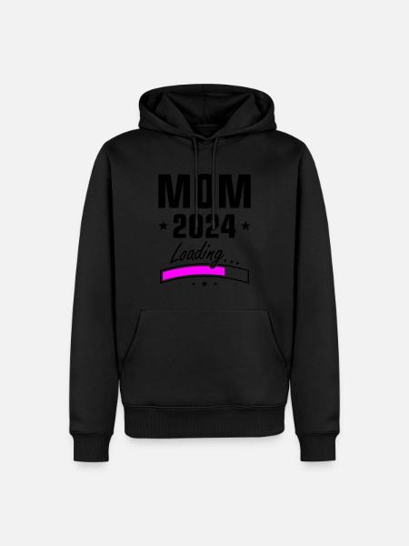 Mama 2024 Loading Mom - Men’s Premium Organic Hoodie - black
