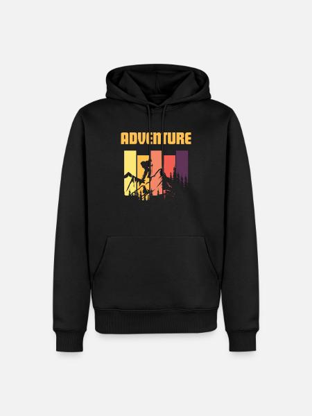 My adventure Shirt - Men’s Premium Organic Hoodie - black