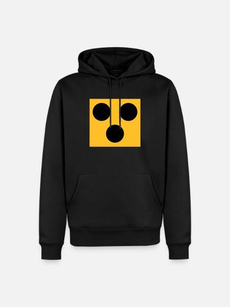 blind - Männer Premium Bio Hoodie - Schwarz