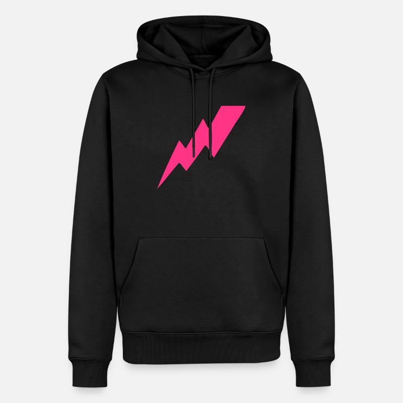 Blitz - Männer Premium Bio Hoodie - Schwarz