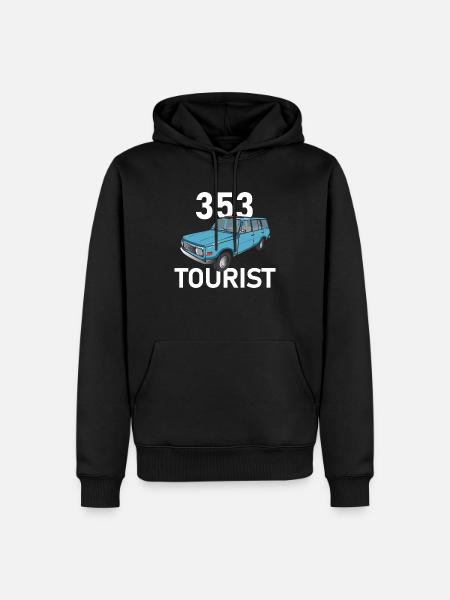 353 tourist - Men’s Premium Organic Hoodie - black