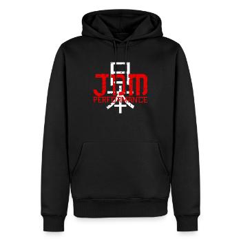 JDM Performance Tuning - Männer Premium Bio Hoodie - Schwarz - Vorne - Nico (187cm)