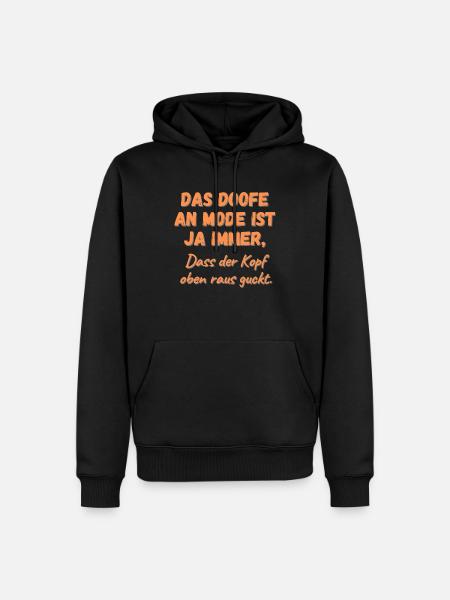 The Doofe An Mode - Men’s Premium Organic Hoodie - black