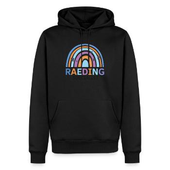 Legasthenie Bewusstsein und Legasthenie Lehrer - Männer Premium Bio Hoodie - Schwarz - Vorne - Nico (187cm)