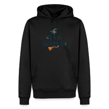 Halloween Böse Hexe - Männer Premium Bio Hoodie - Schwarz - Vorne - Nico (187cm)