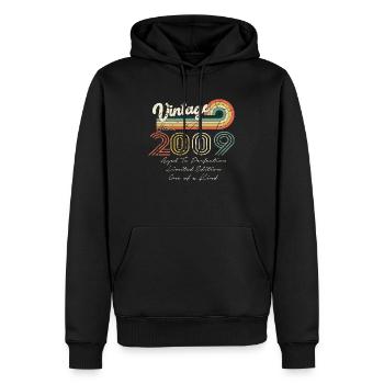 2009 Vintage Klassiker 2009 - Männer Premium Bio Hoodie - Schwarz - Vorne - Nico (187cm)