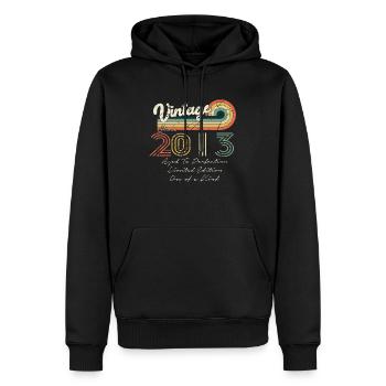 2013 Vintage Klassiker 2013 - Männer Premium Bio Hoodie - Schwarz - Vorne - Nico (187cm)
