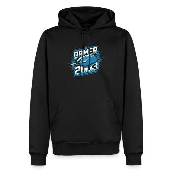 Gamer Since 1993 Geek Birthday Gift - Men’s Premium Organic Hoodie - black - Front - Nico (187cm)
