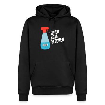 Linkicide - Men’s Premium Organic Hoodie - black - Front - Nico (187cm)