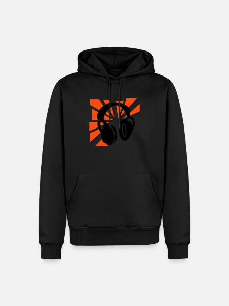 Son Explosé - Sweat à capuche Premium bio Homme - noir