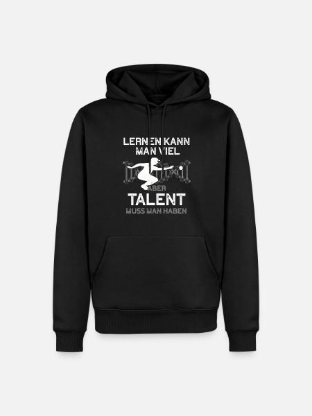 Boule Spiel Petanque Crossboule - Männer Premium Bio Hoodie - Schwarz