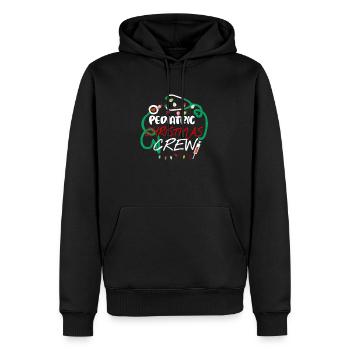 Pediatric Nurse Christmas Crew Pediatrician - Männer Premium Bio Hoodie - Schwarz - Vorne - Nico (187cm)