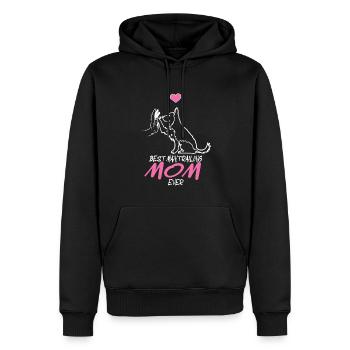 Mantrailing Chien De Piste de Sport Chien - Sweat à capuche Premium bio Homme - noir - Devant - Nico (187cm)