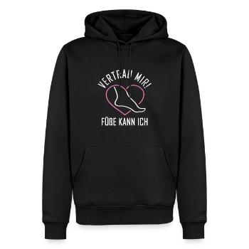 Gut zu Fuß Podologin Nageldesignerin Podologie - Männer Premium Bio Hoodie - Schwarz - Vorne - Nico (187cm)