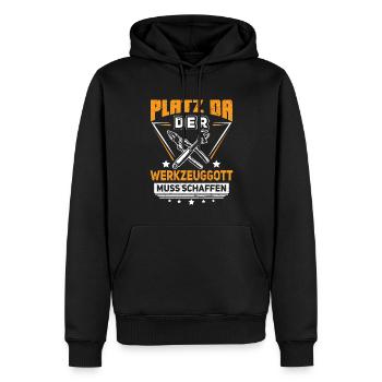Bester Hausmeister Hauswart Haustechniker - Männer Premium Bio Hoodie - Schwarz - Vorne - Nico (187cm)