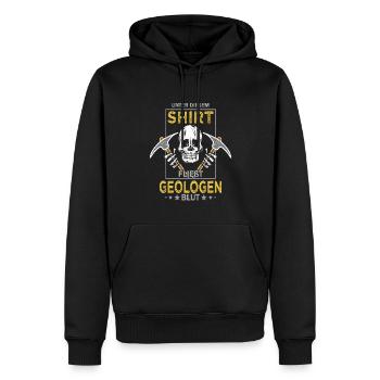 Geologe Geologie Geschenk lustig - Männer Premium Bio Hoodie - Schwarz - Vorne - Nico (187cm)