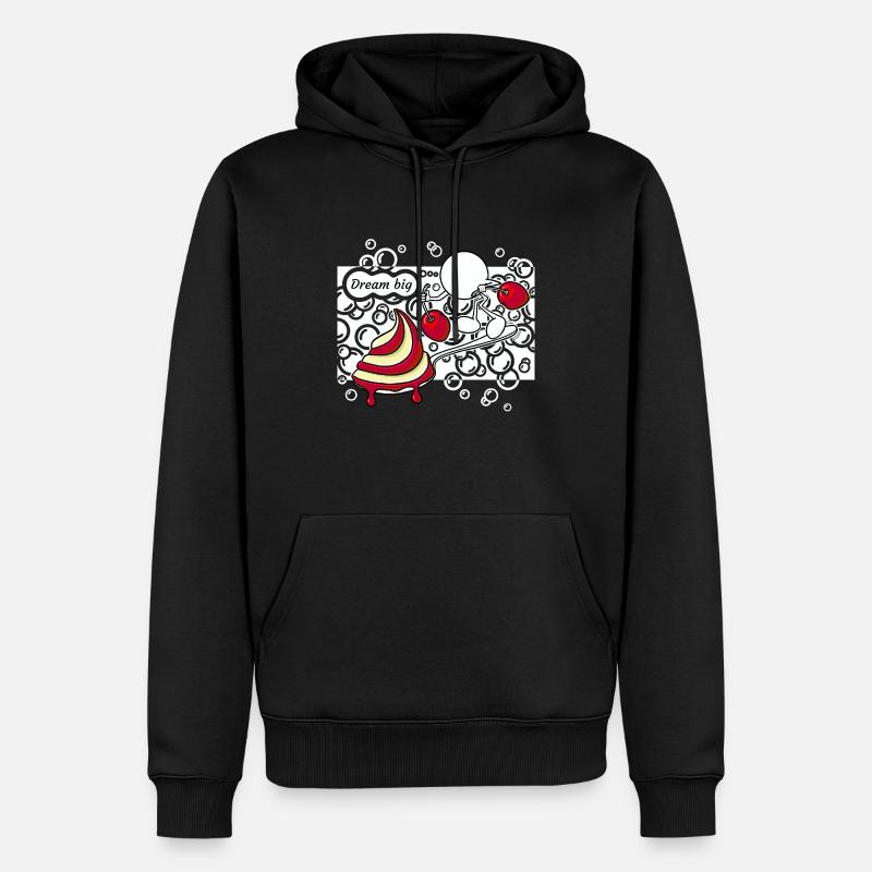 Dream Big Doddle - Sweat à capuche Premium bio Homme - noir